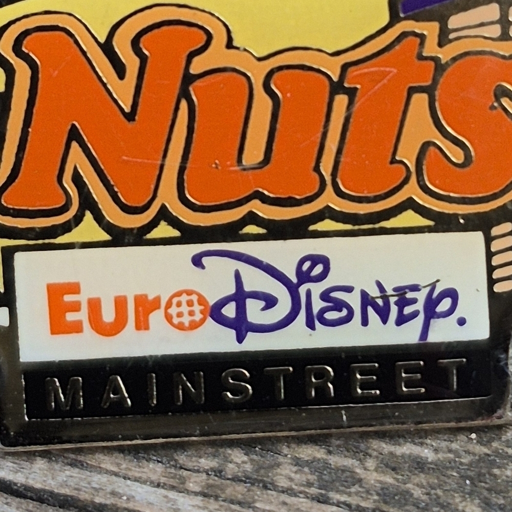 Euro Disney "Nuts" Enamel Pin Main Street Read Listing For Better Price - Picture 6 of 17